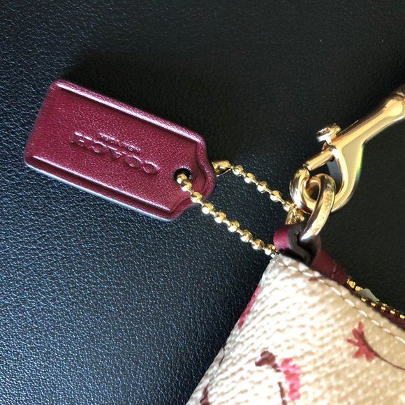 COACH-Small Wristlet BEECHWOOD FLORAL BUNDLE - Picture 5 of 8